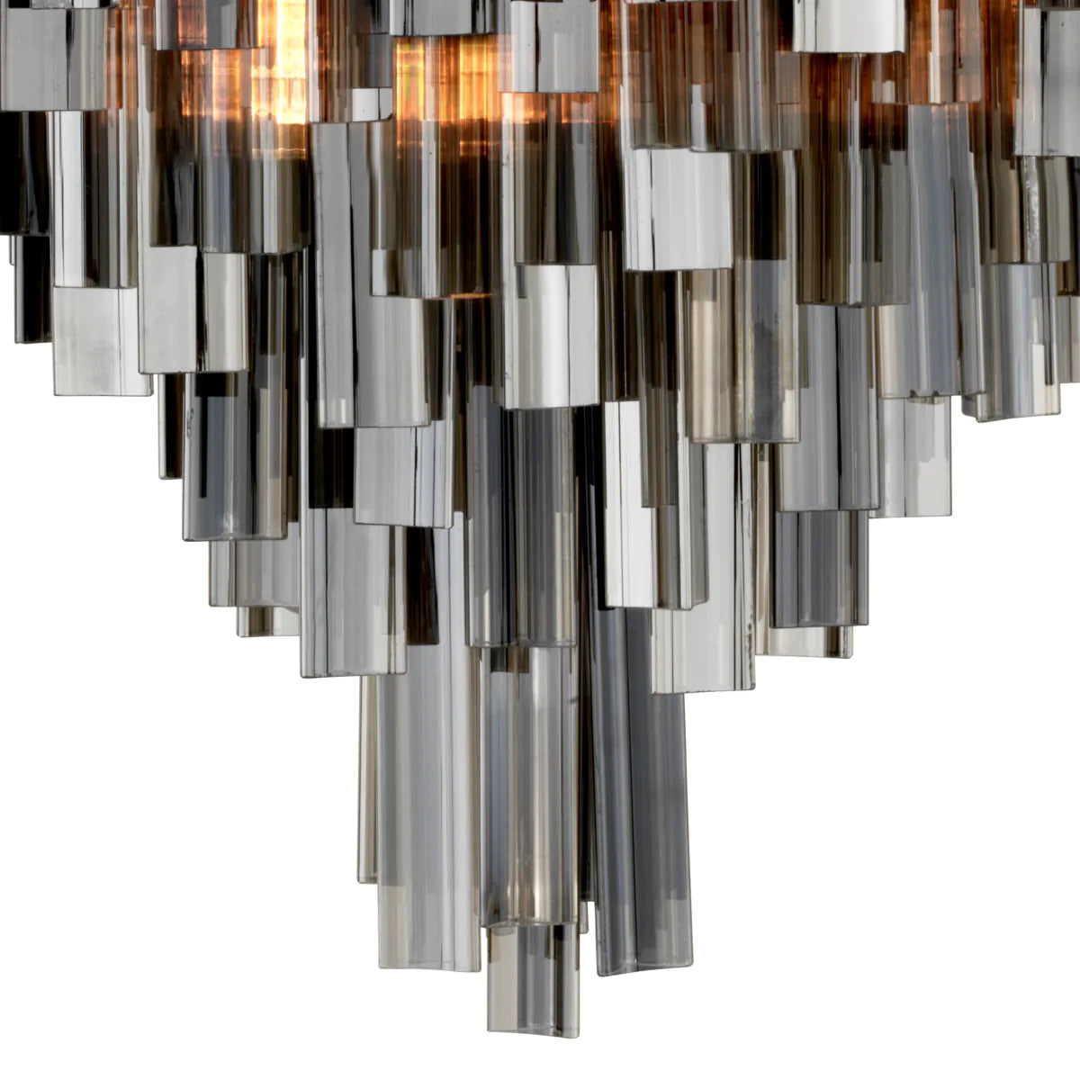 Tapered Glass Rods Chandelier Salerno | Eichholtz Miami