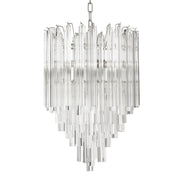 Tapered Glass Rods Chandelier Salerno | Eichholtz Miami