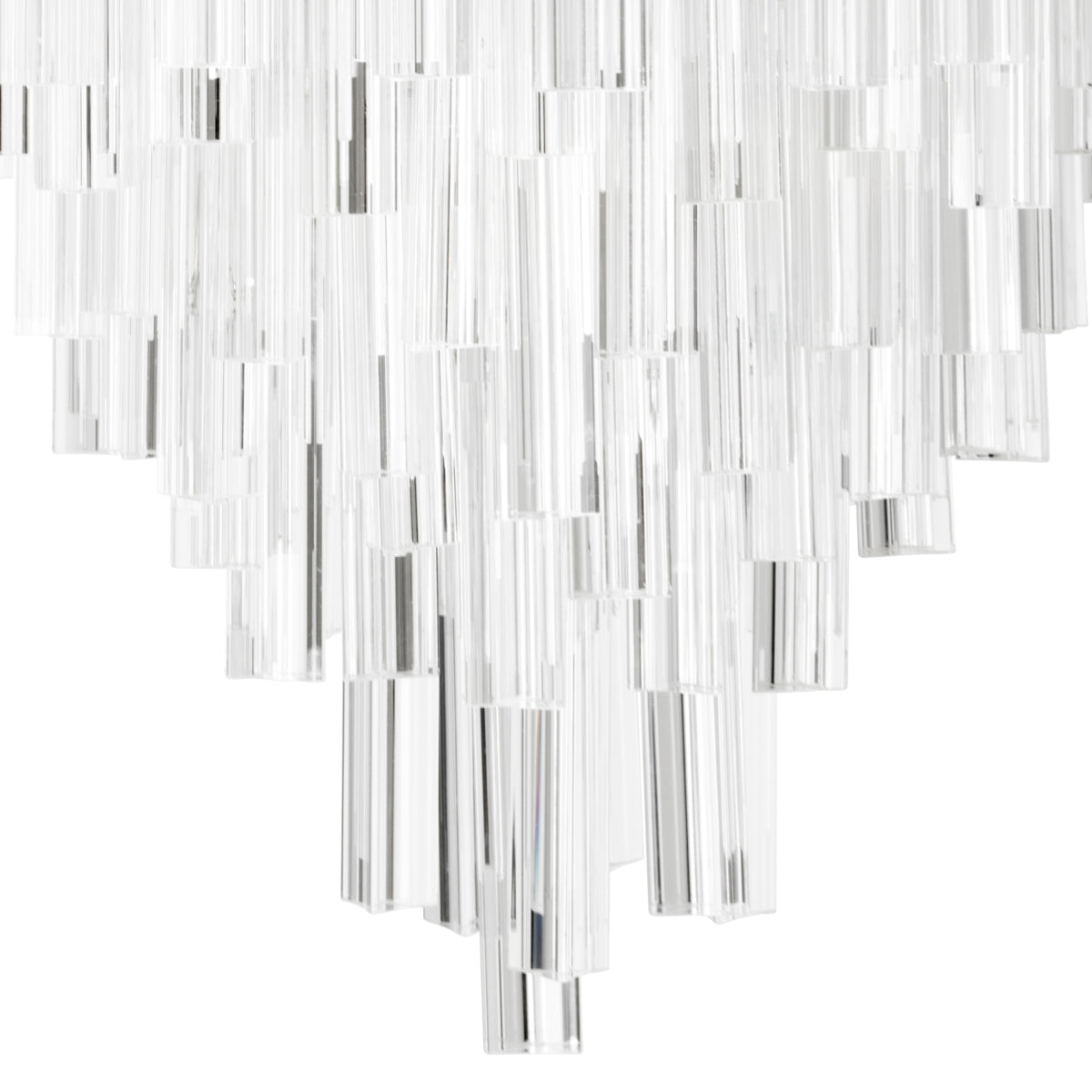 Tapered Glass Rods Chandelier Salerno | Eichholtz Miami