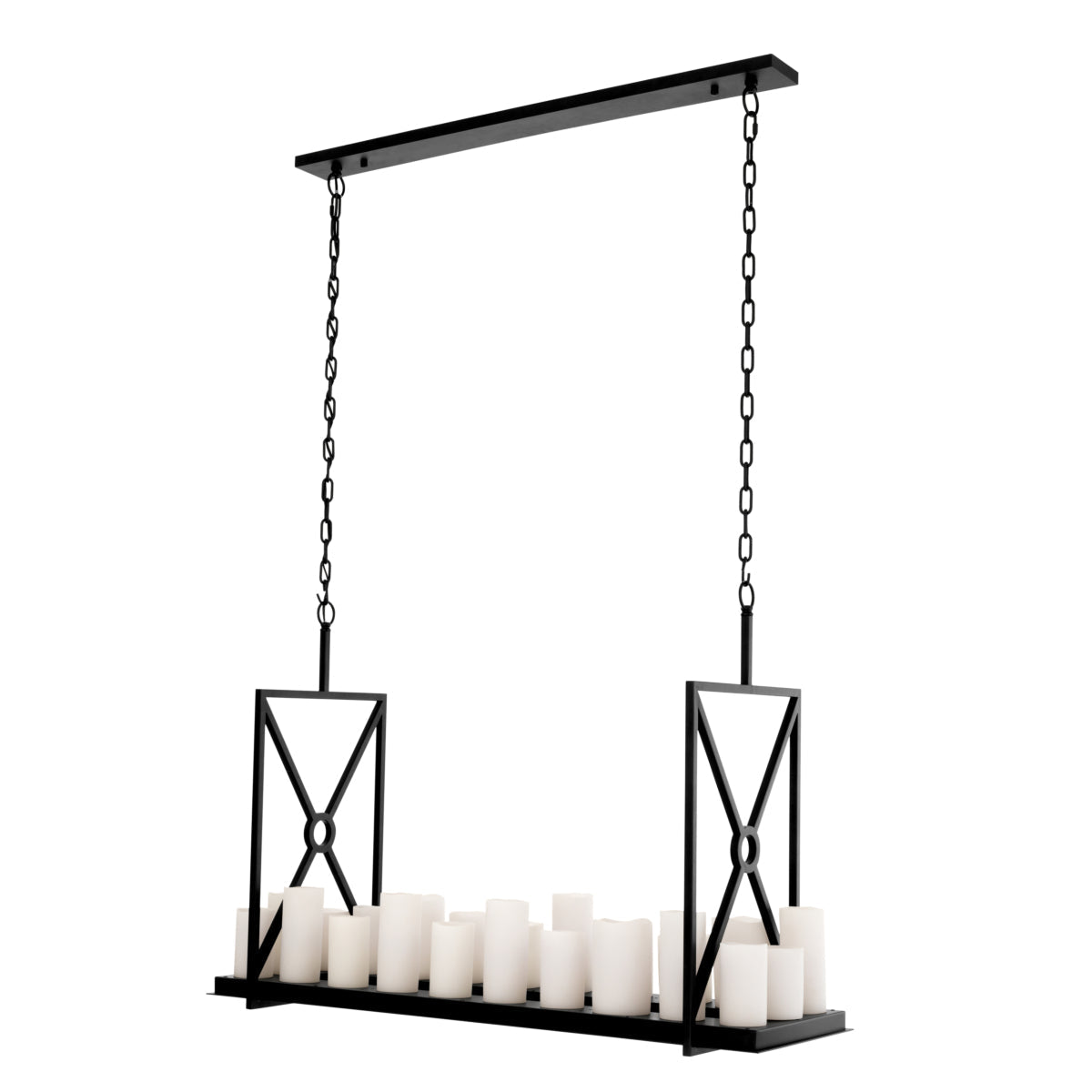 Black Candle Chandelier Commodore | Eichholtz Miami