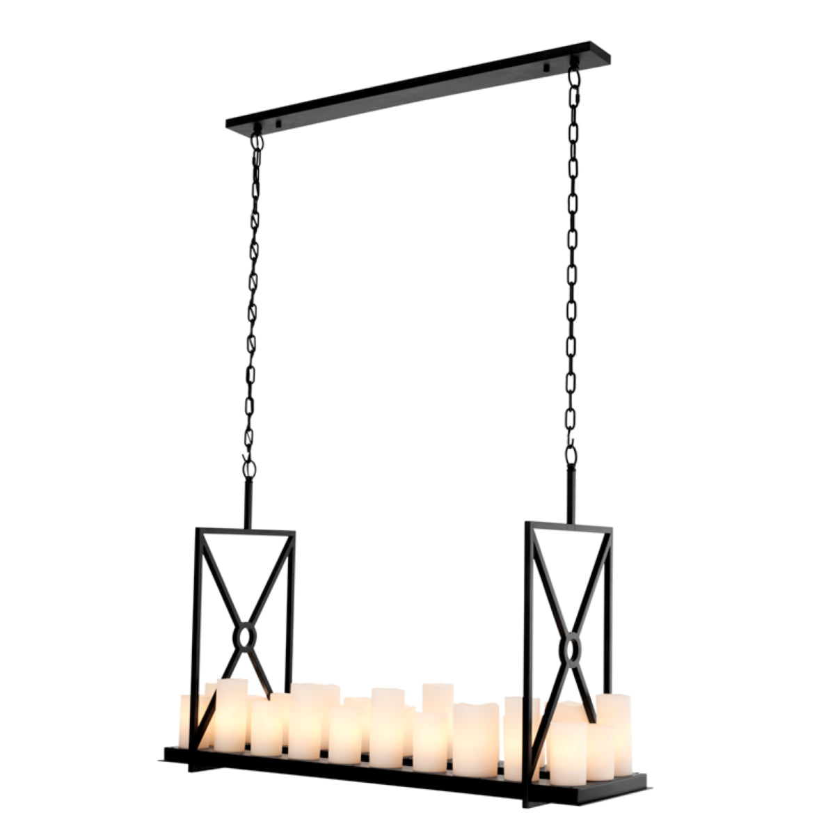 Black Candle Chandelier Commodore | Eichholtz Miami