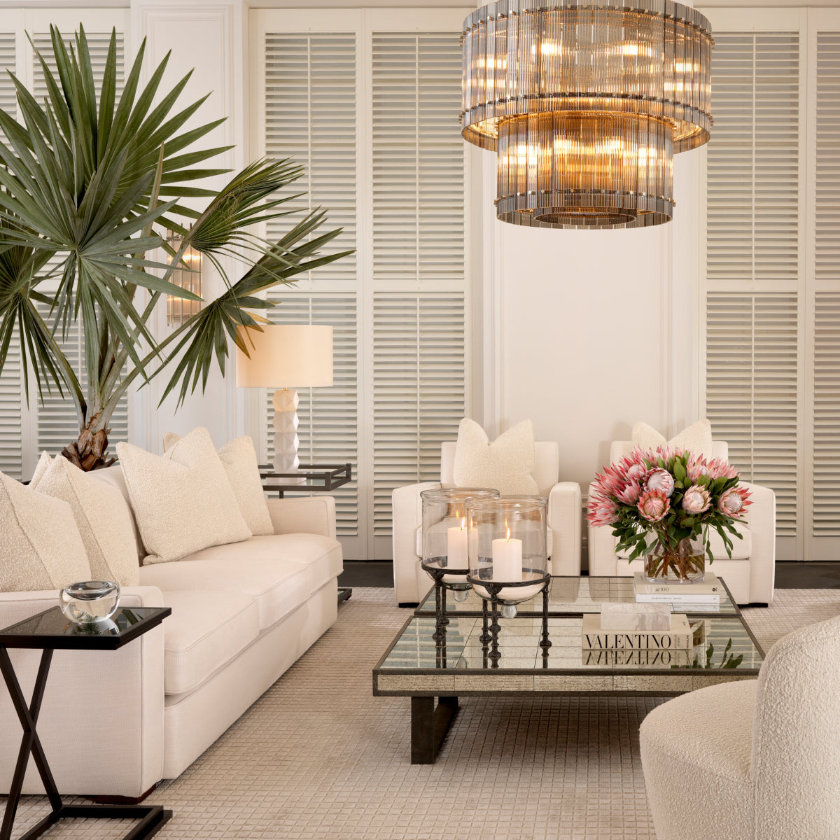 Glass Side Table Cross | Eichholtz Miami