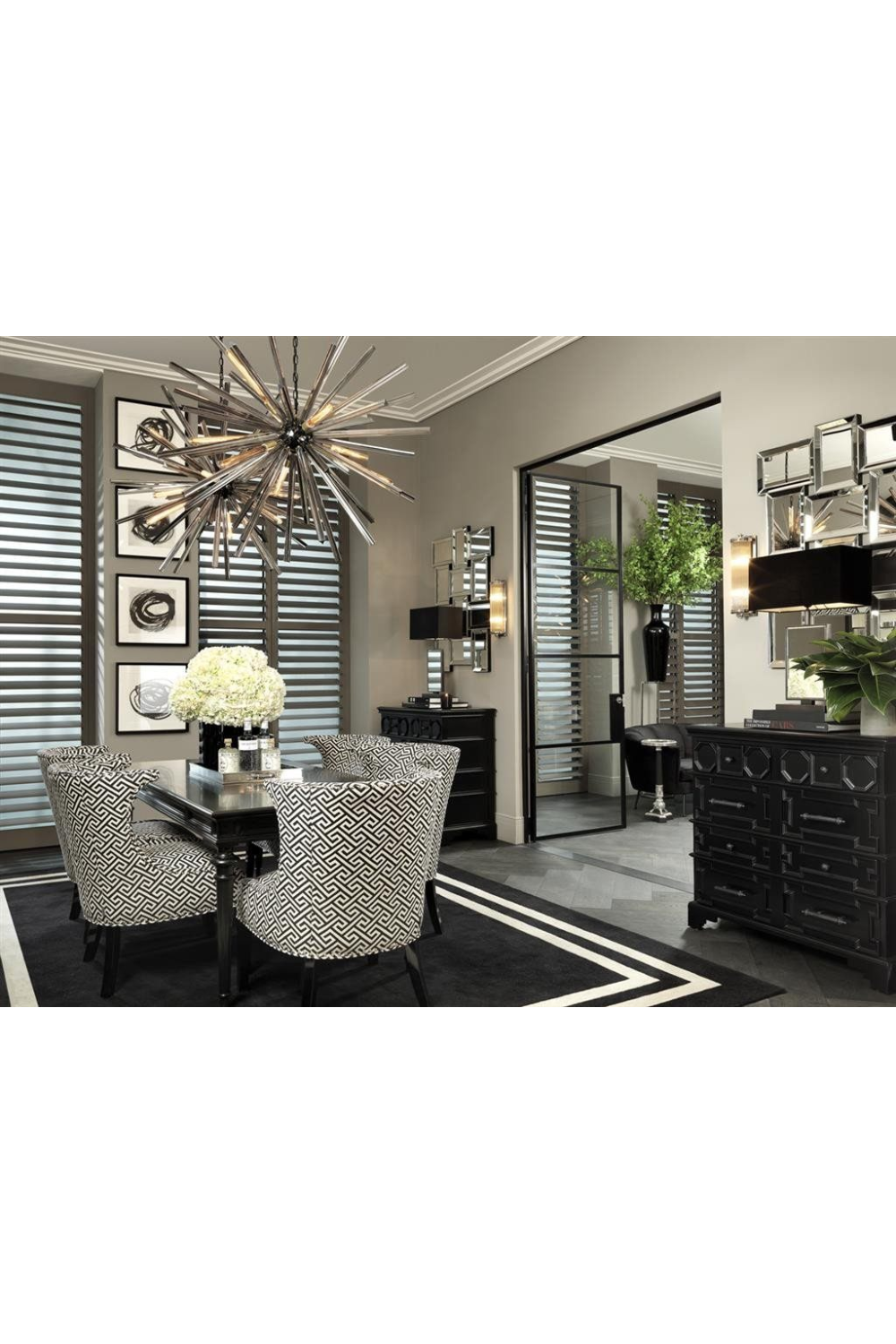 Black Wool Carpet Celeste | Eichholtz Miami