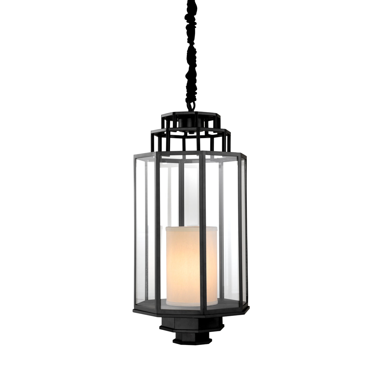 Octagonal Glass Lantern M Monticello | Eichholtz Miami