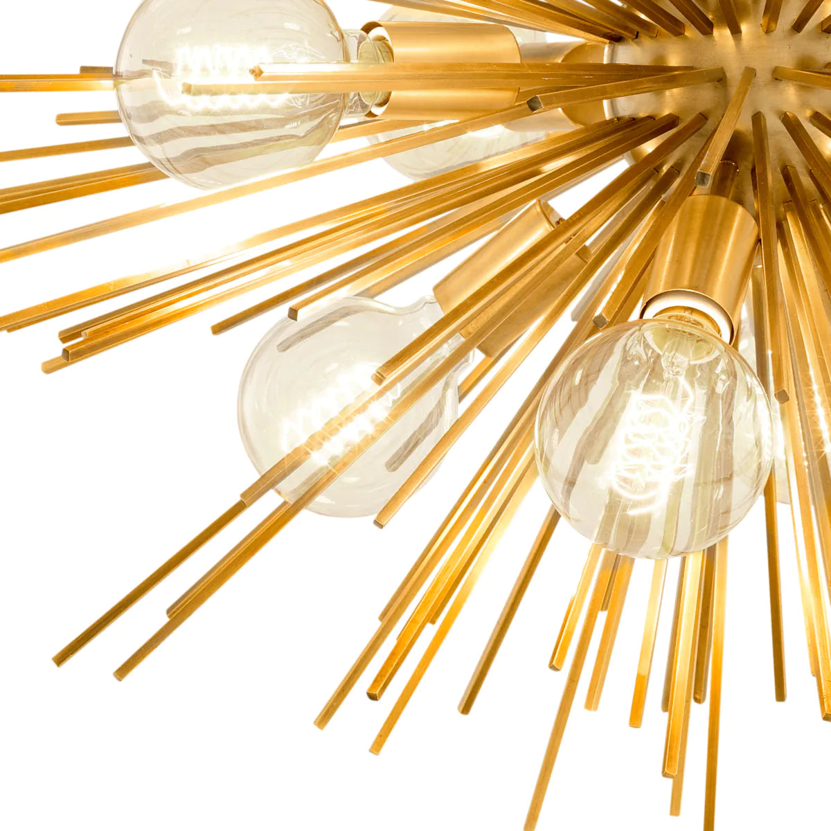 Brass Starburst Chandelier Boivin | Eichholtz Miami