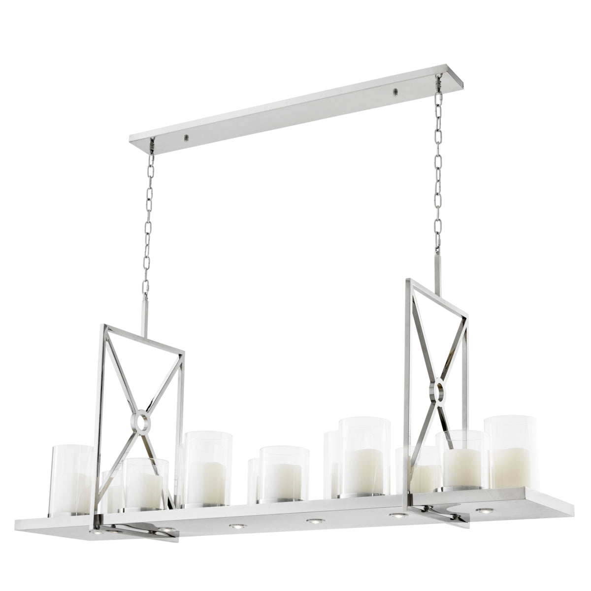 Polished Linear Chandelier Summit | Eichholtz Miami