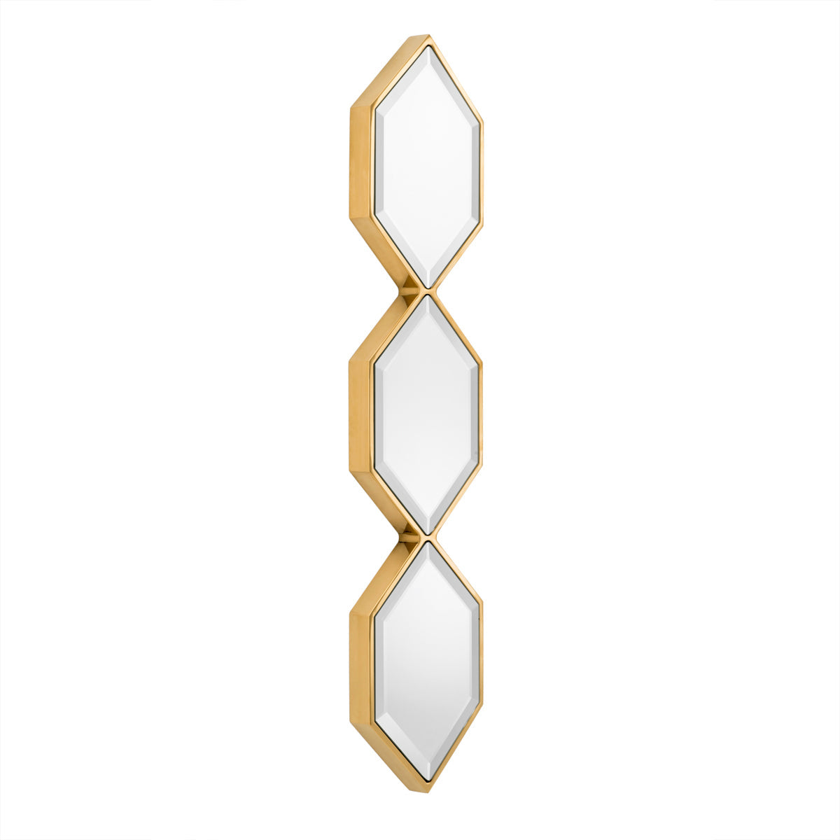 Hexagonal Beveled Mirror Glass Saronno | Eichholtz Miami