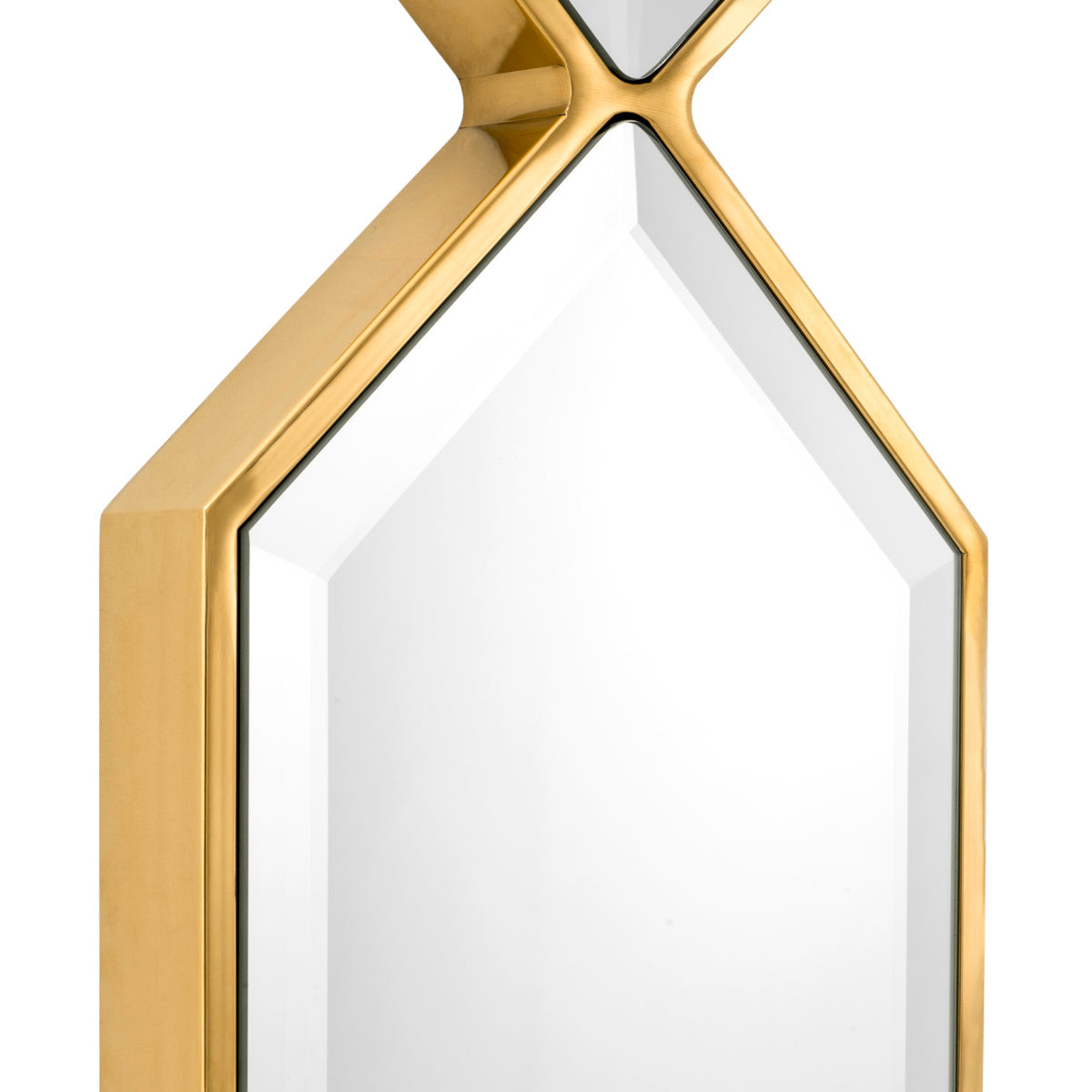 Hexagonal Beveled Mirror Glass Saronno | Eichholtz Miami
