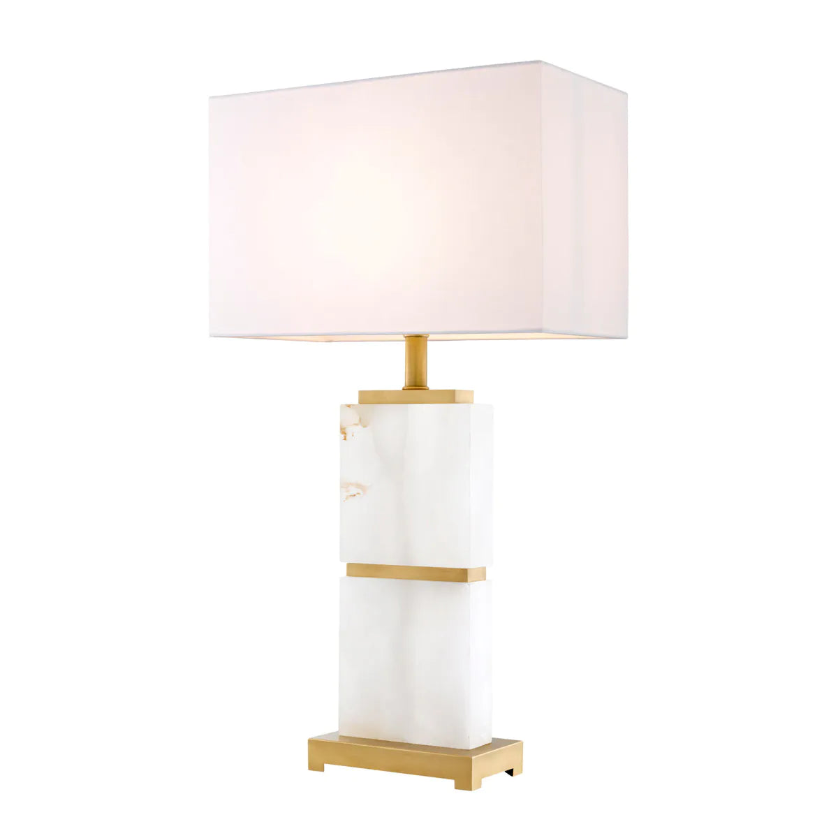 Alabaster White Table Lamp Robbins