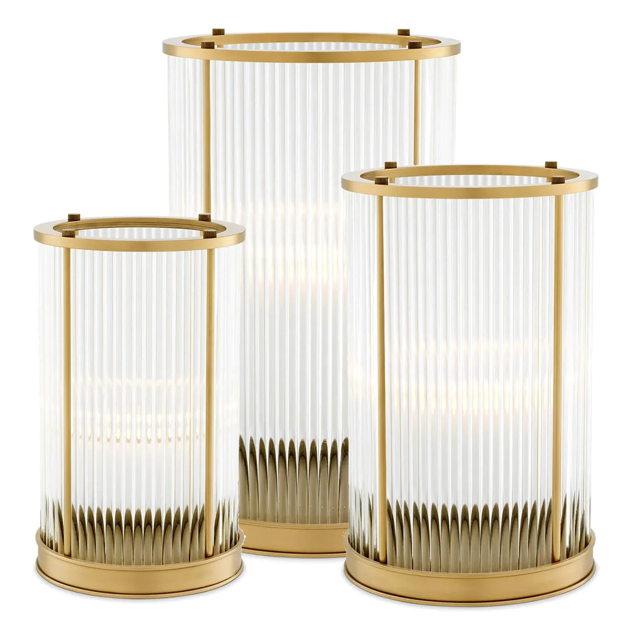Cylindrical Glass Hurricane L Mayson