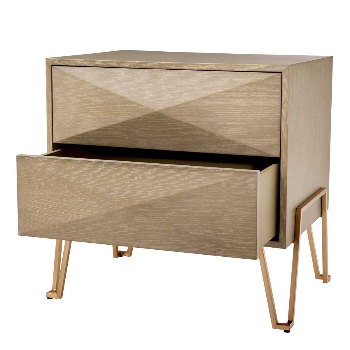 Oak Hairpin Nightstand Highland  | Eichholtz Miami