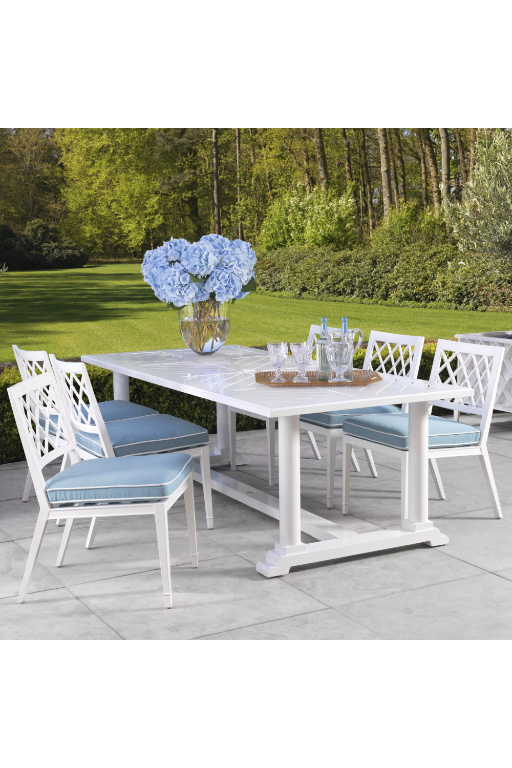 Rectangular Outdoor Dining Table Bell Rive | Eichholtz Miami