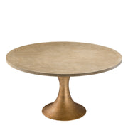 Round Oak Dining Table Melchior | Eichholtz Miami