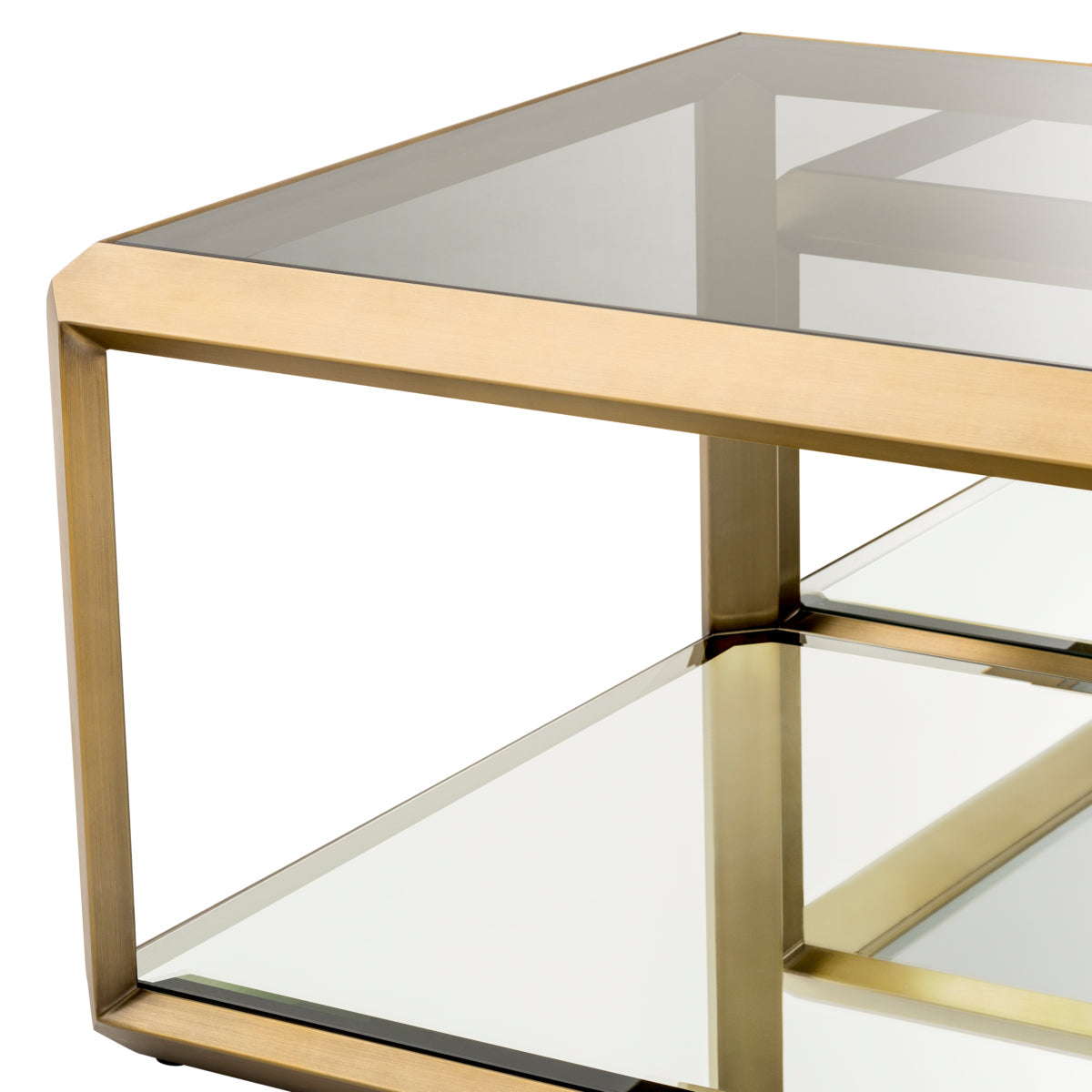 Brass Coffee Table Set (4) Callum | Eichholtz Miami