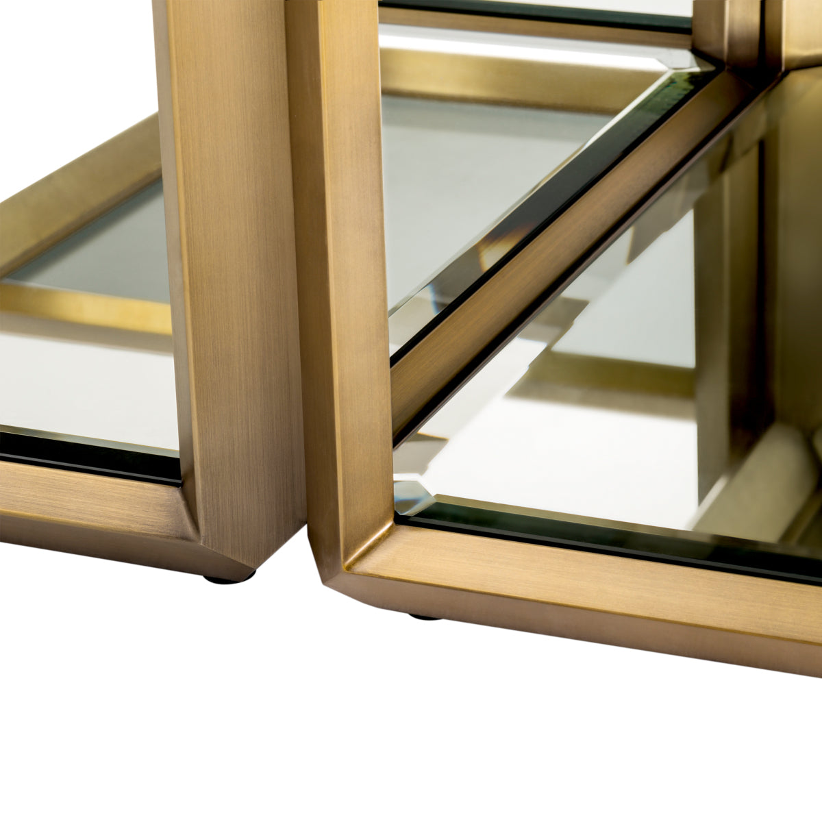 Brass Coffee Table Set (4) Callum | Eichholtz Miami