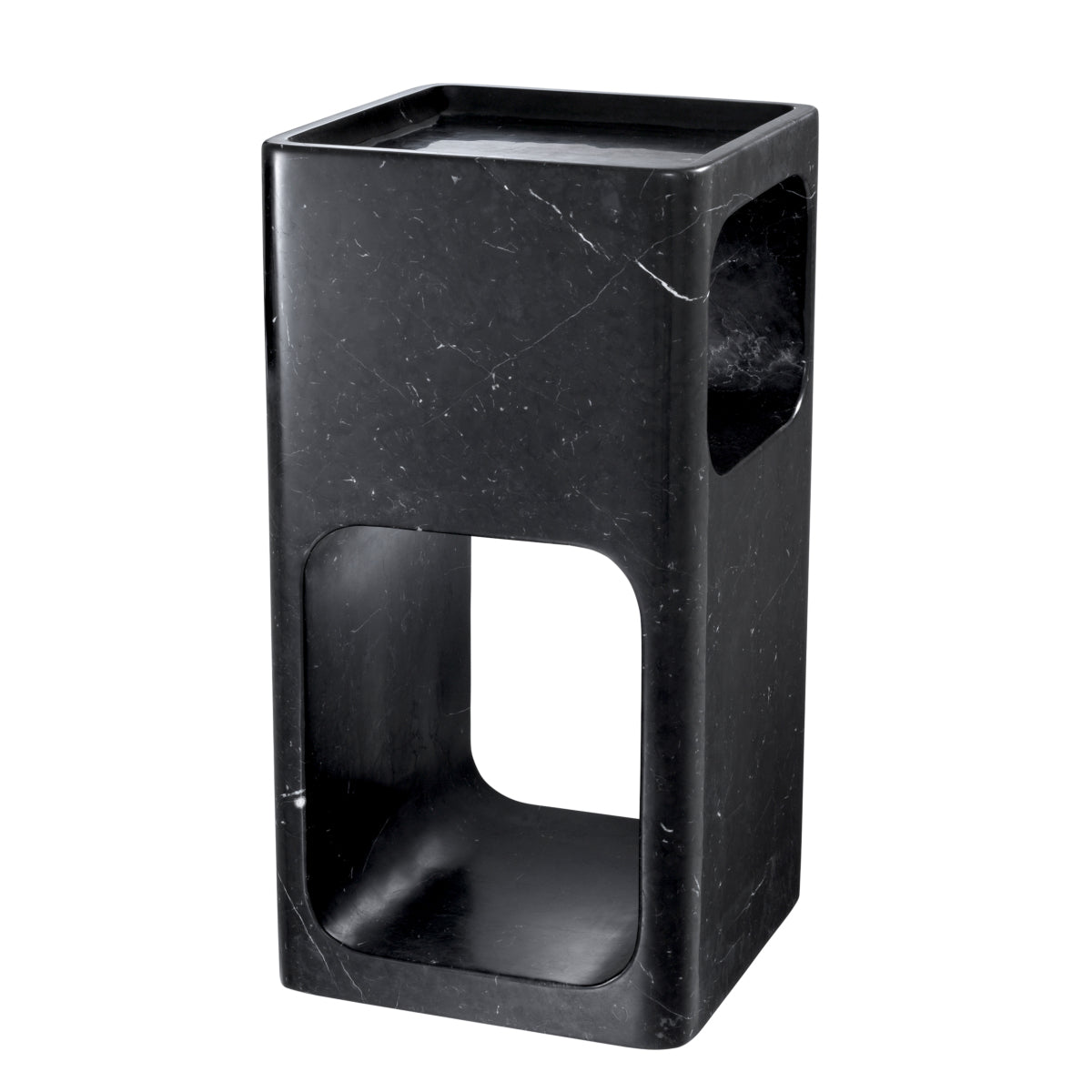 Carved Stone Side Table Adler | Eichholtz Miami