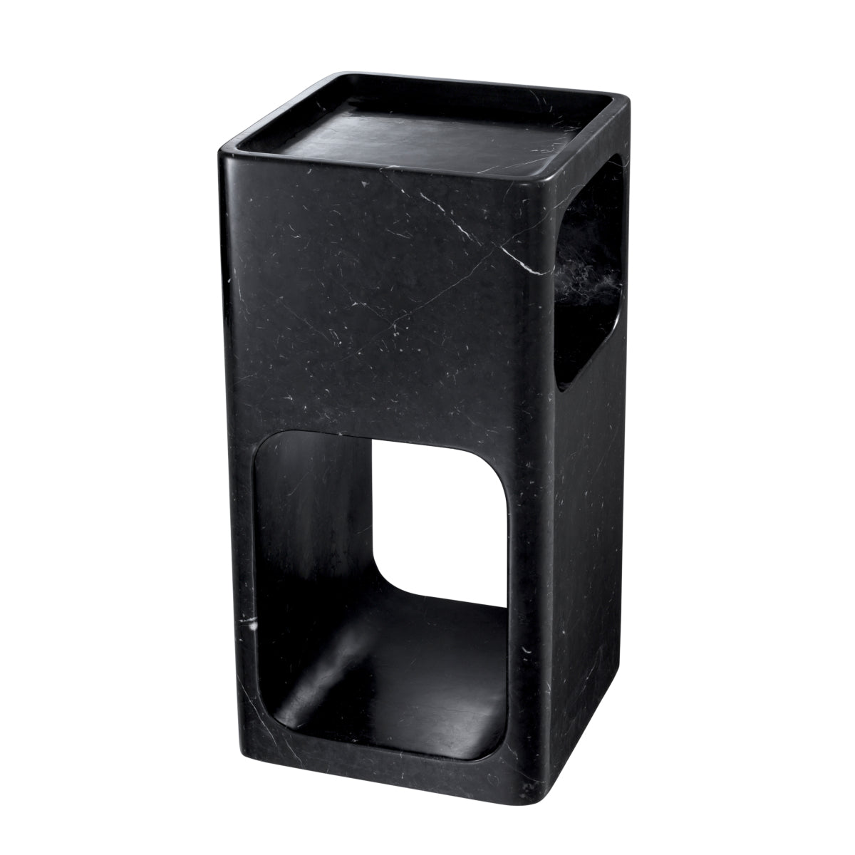 Carved Stone Side Table Adler | Eichholtz Miami