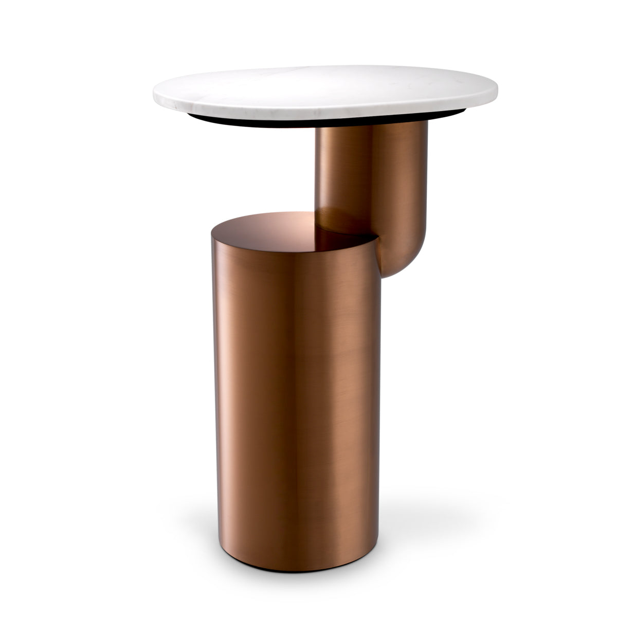 Pedestal Marble Side Table Tosca | Eichholtz Miami