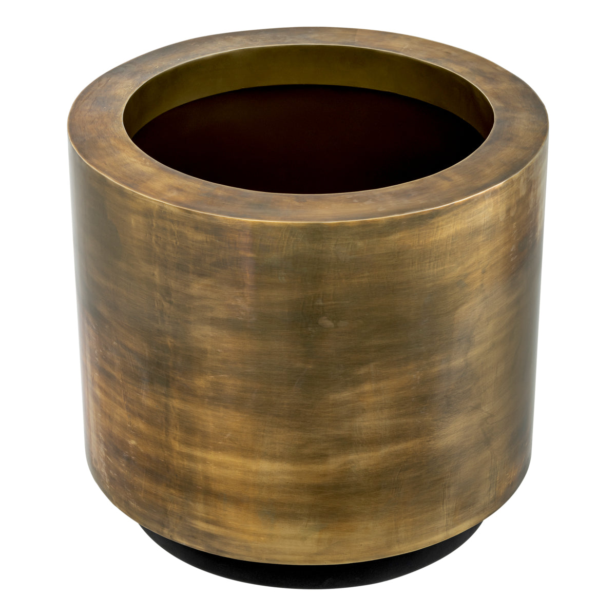 Vintage Brass Round Planter Jasper | Eichholtz Miami