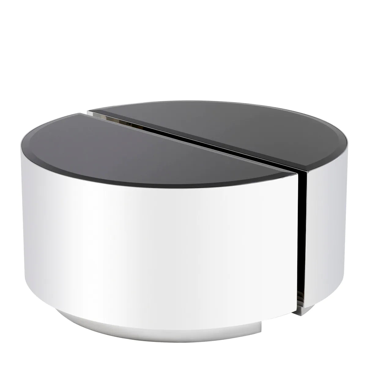 Semi-Circular Glass Side Tables (2) Astra | Eichholtz Miami
