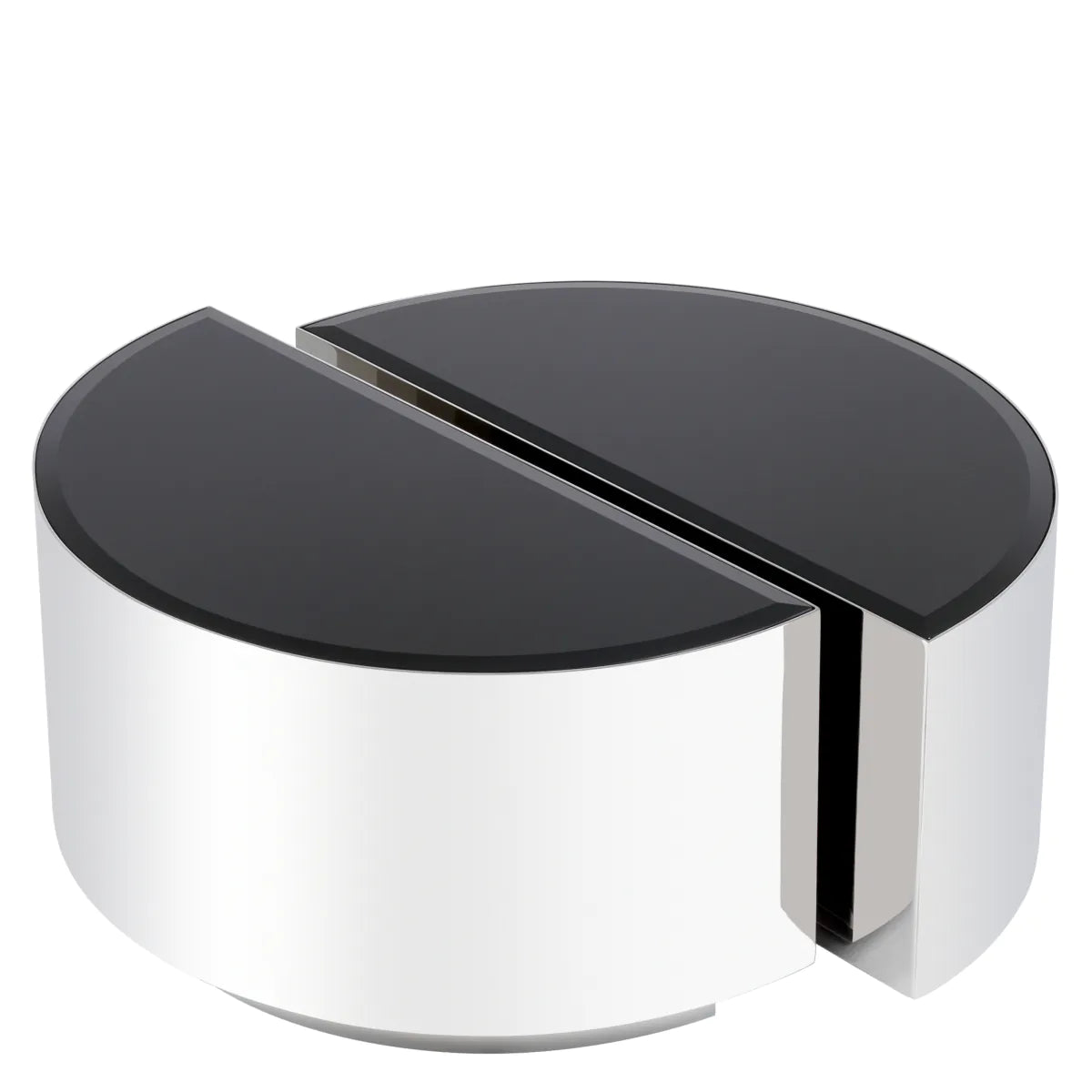 Semi-Circular Glass Side Tables (2) Astra | Eichholtz Miami