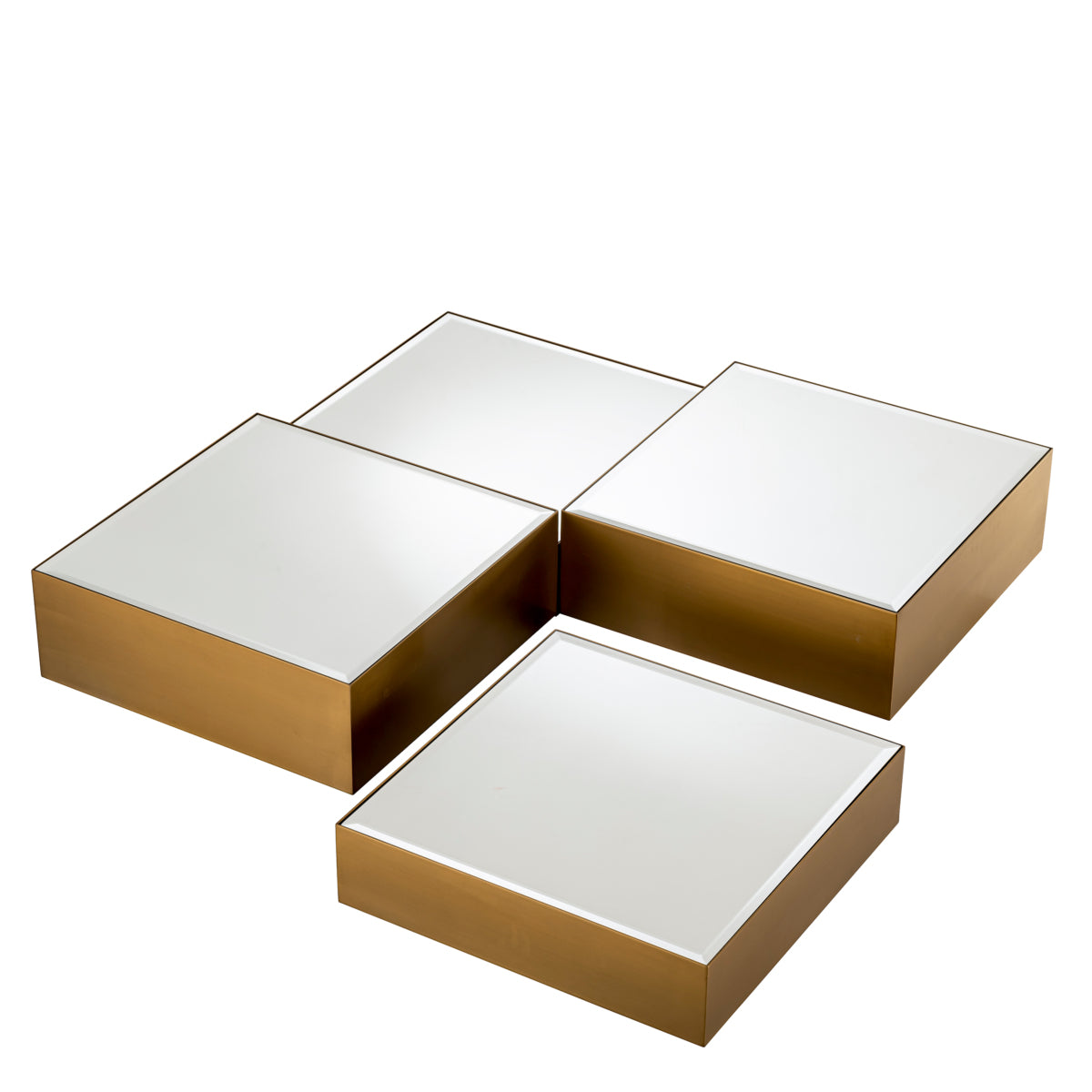 Brass Coffee Tables (4) Esposito | Eichholtz Miami