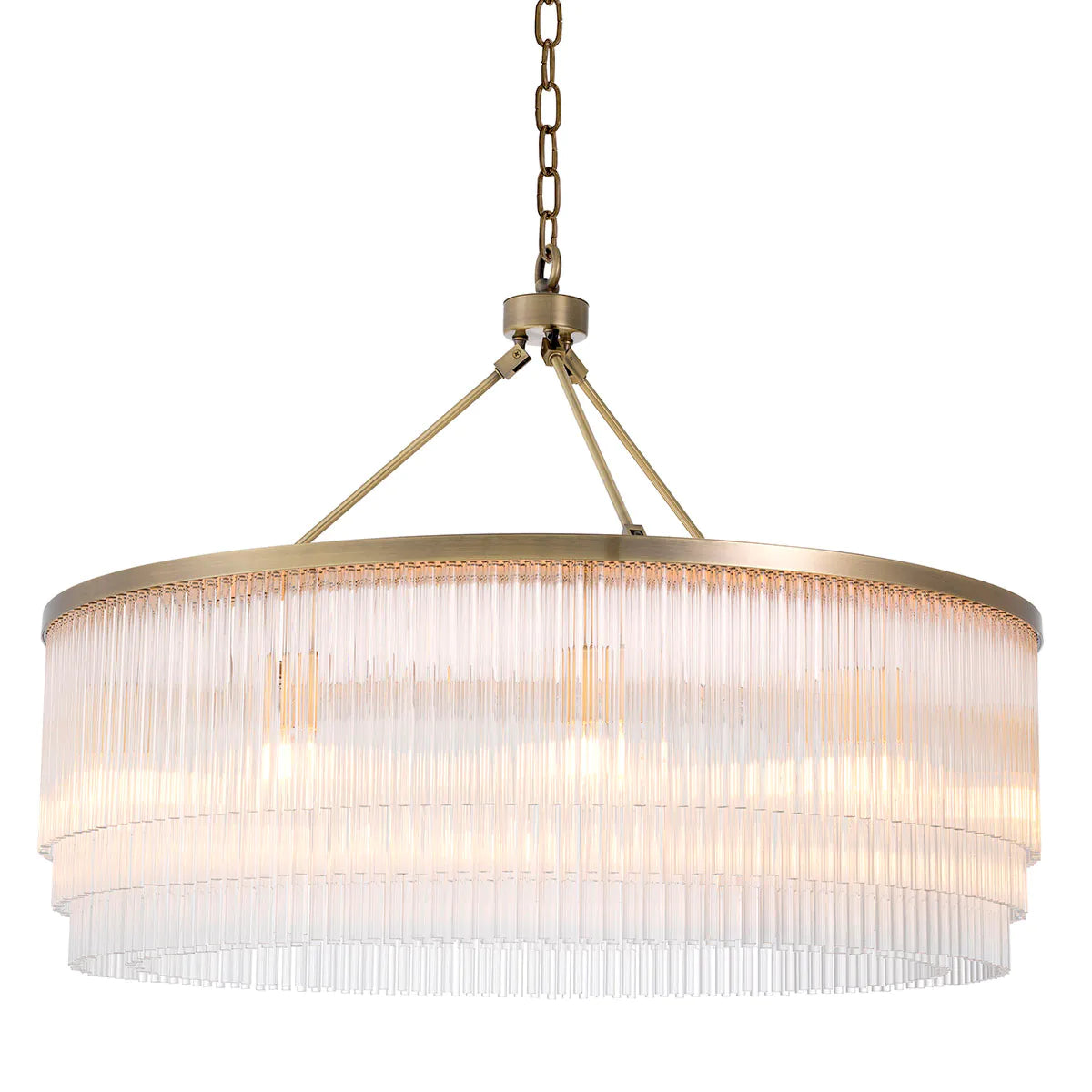 Glass Layered Chandelier L Hector | Eichholtz Miami