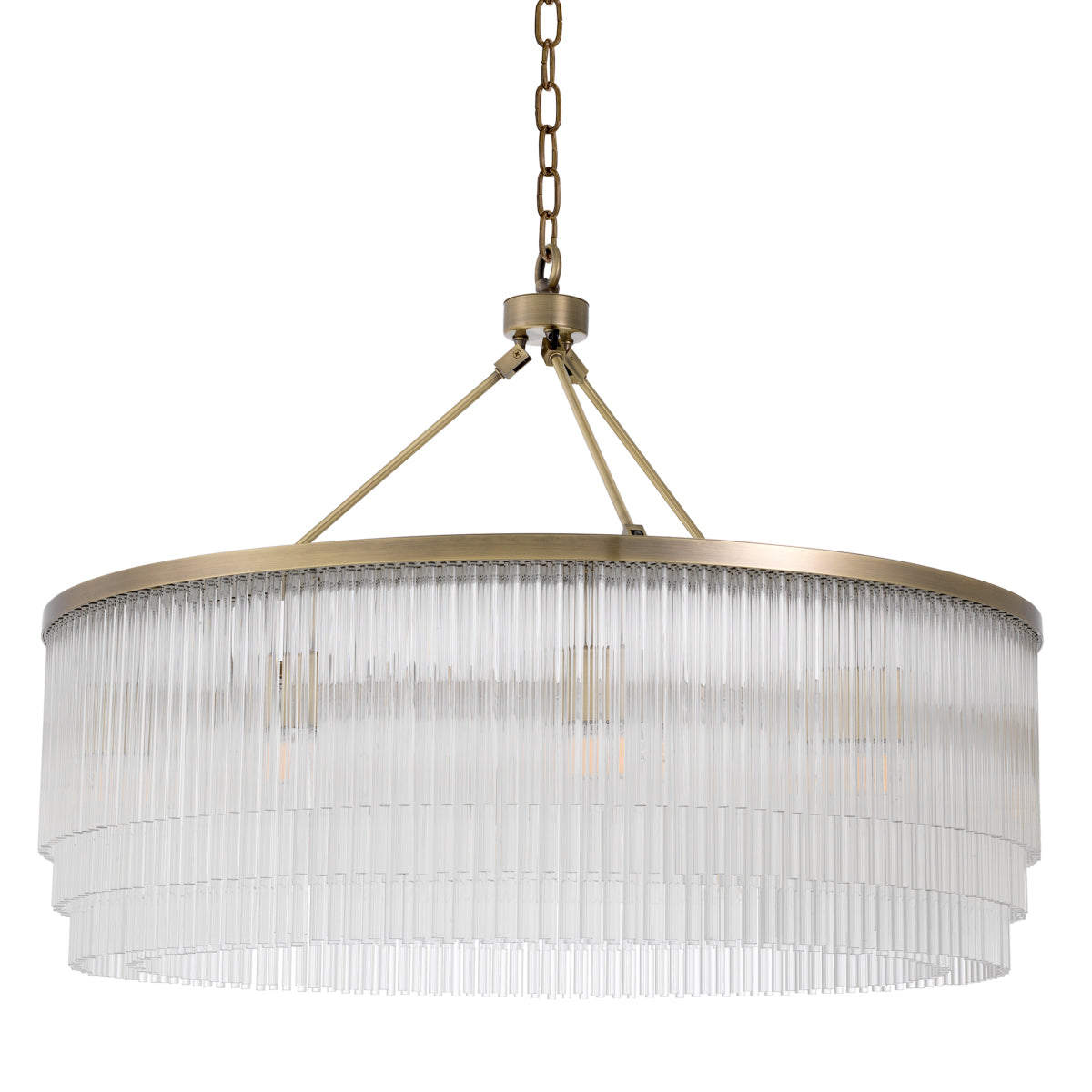 Glass Layered Chandelier L Hector | Eichholtz Miami