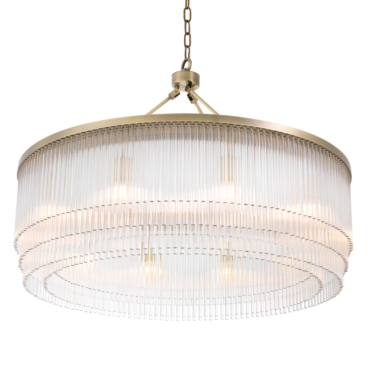 Glass Layered Chandelier L Hector | Eichholtz Miami