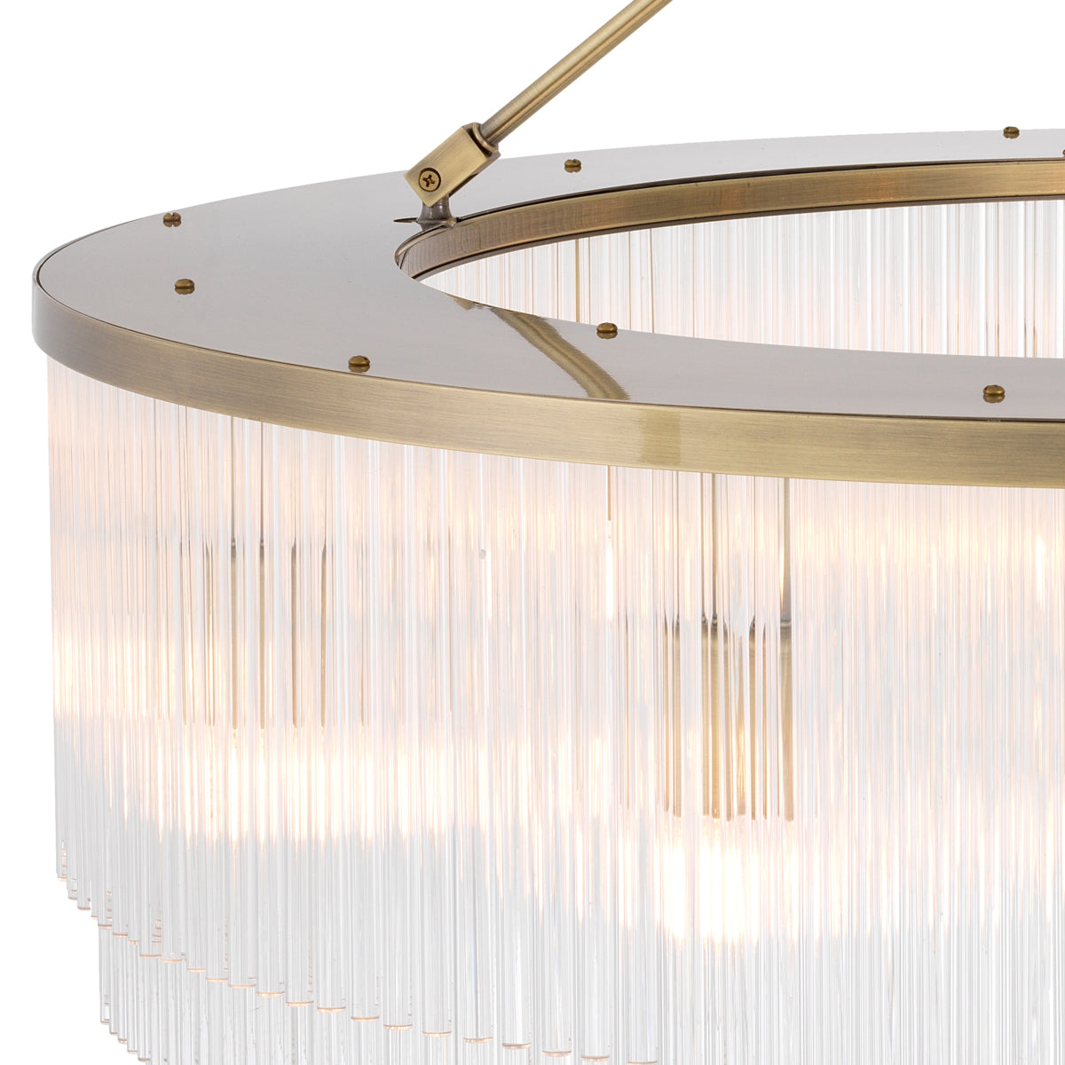 Glass Layered Chandelier L Hector | Eichholtz Miami