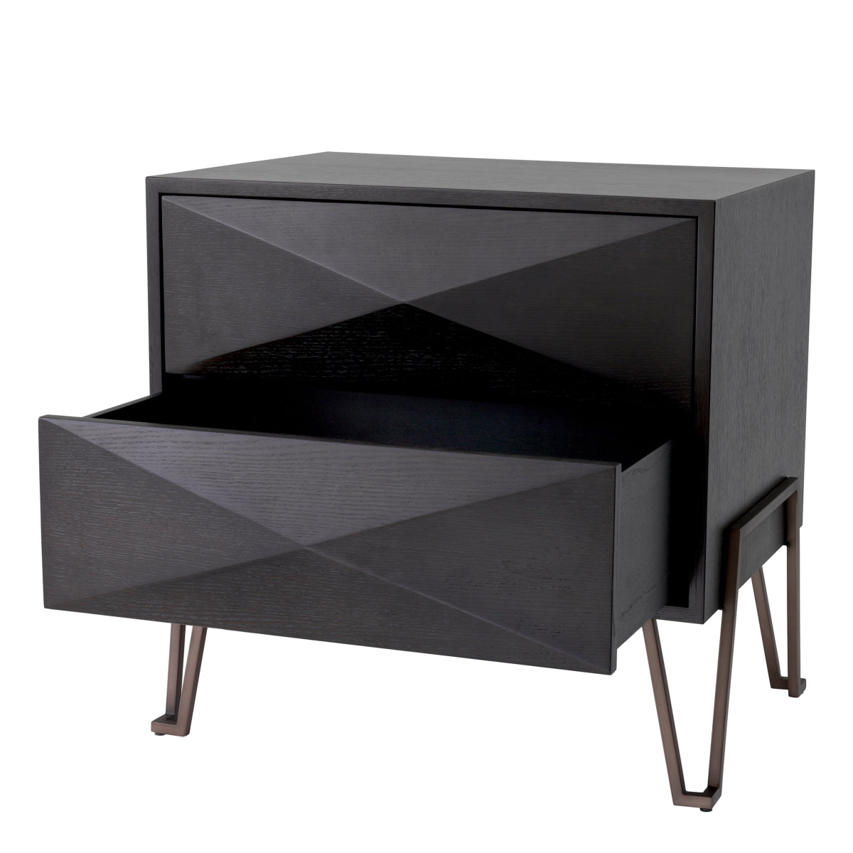 Oak Hairpin Nightstand Highland  | Eichholtz Miami