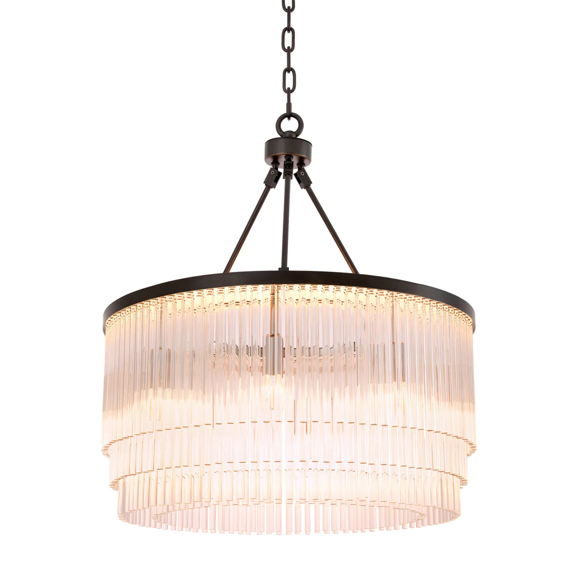 Glass Layered Chandelier S Hector | Eichholtz Miami