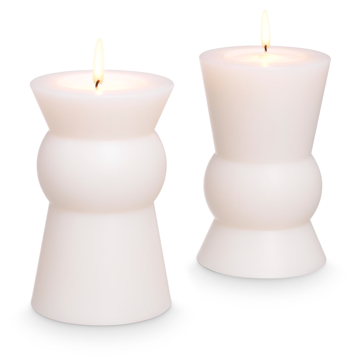 White Artificial Candle Set (2) Arto | Eichholtz Miami