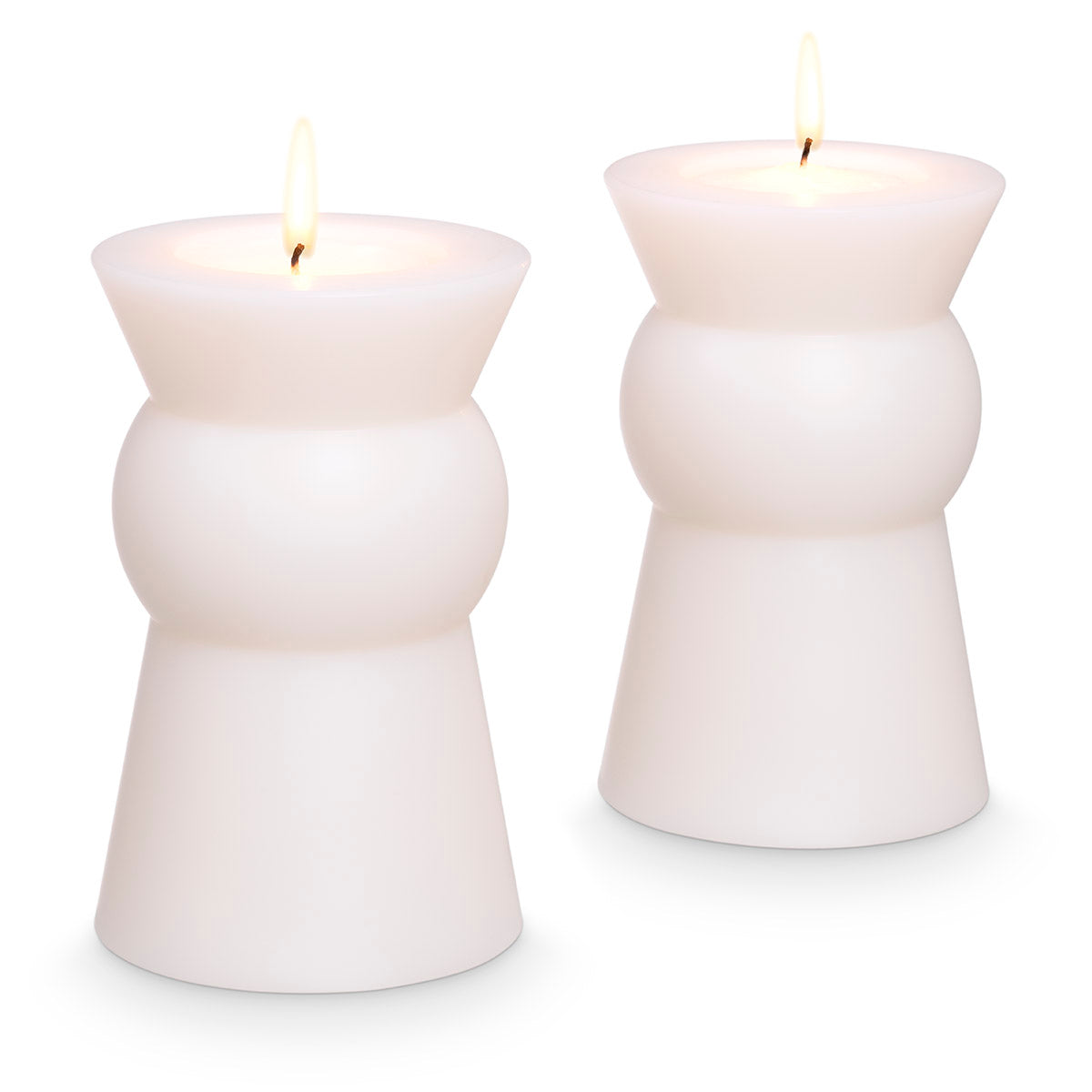 White Artificial Candle Set (2) Arto | Eichholtz Miami