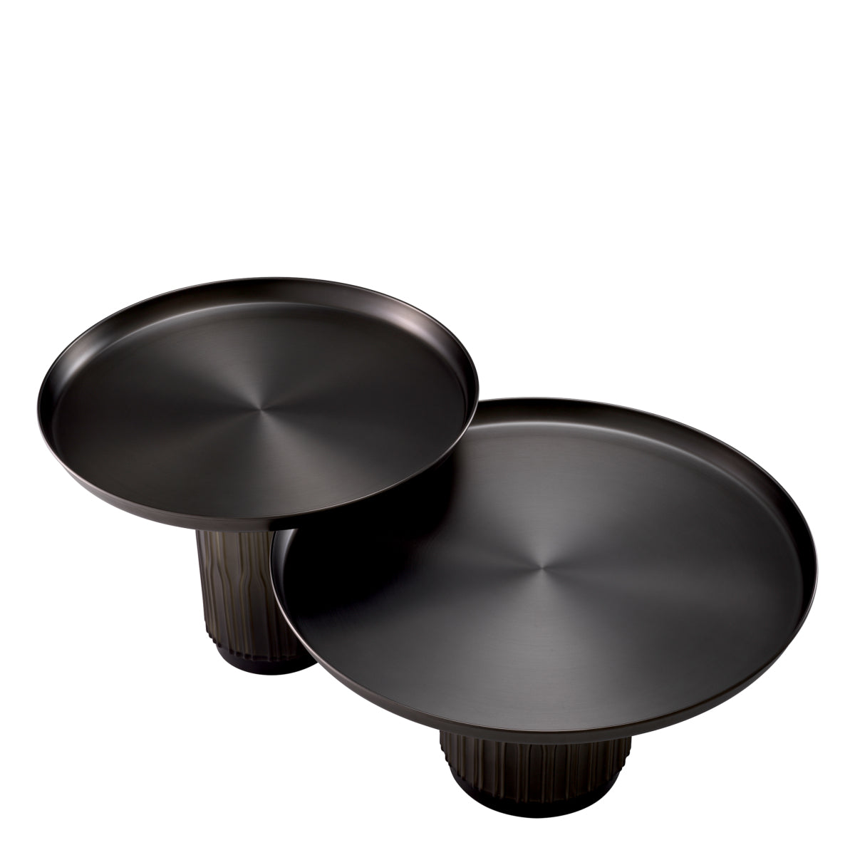 Gunmetal Coffee Table Set (2) Zachary | Eichholtz Miami