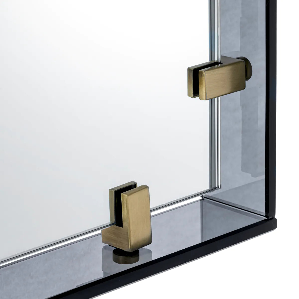 Smoke Glass Framed Mirror Verona | Eichholtz Miami