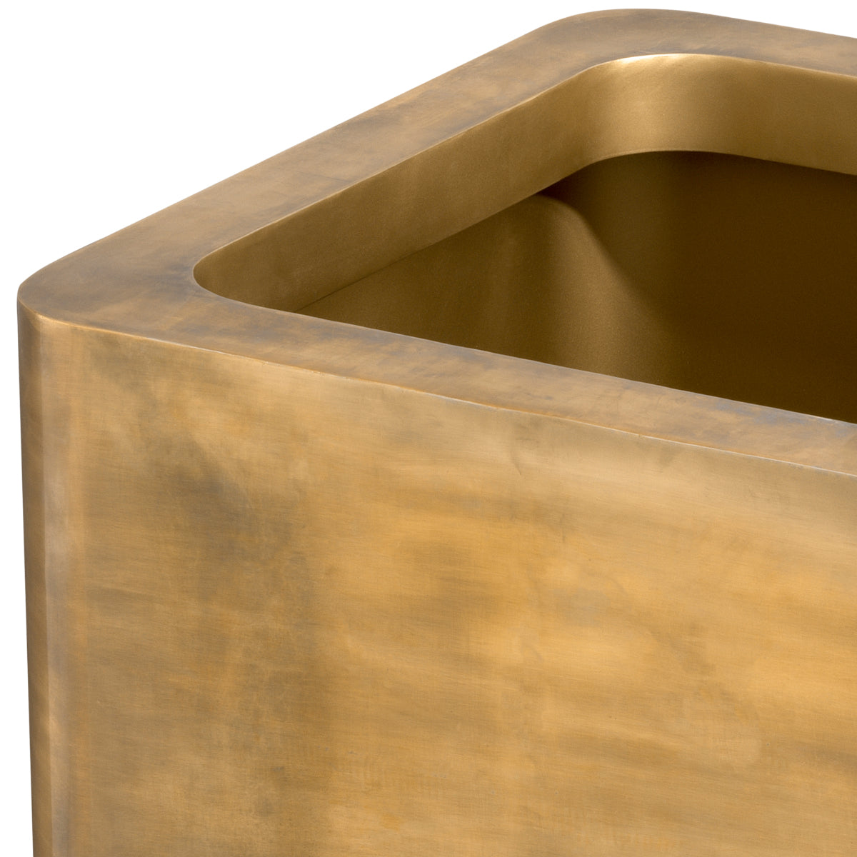 Vintage Brass Planter Jasper | Eichholtz Miami