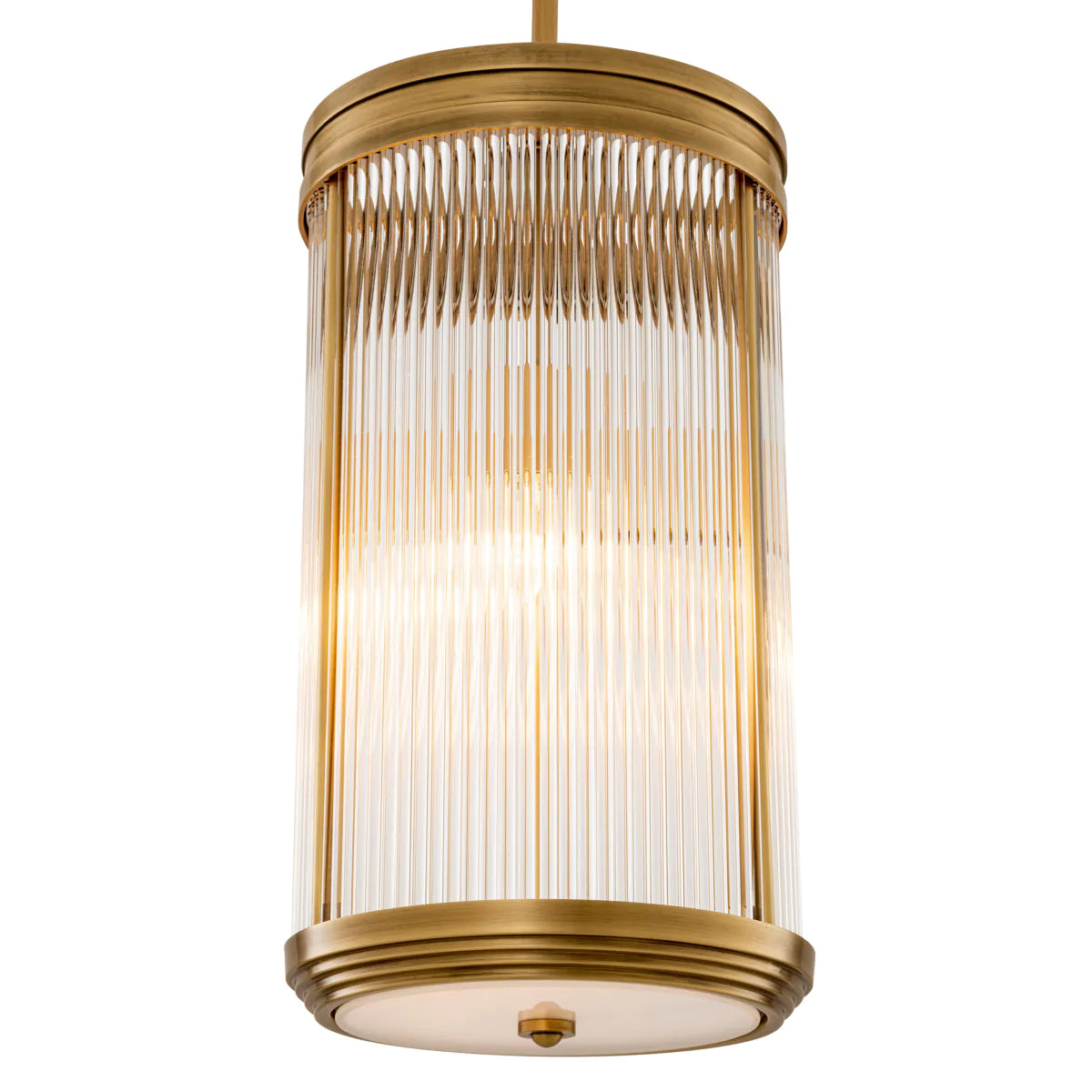Cylindrical Glass Pendant Lamp Rousseau | Eichholtz Miami