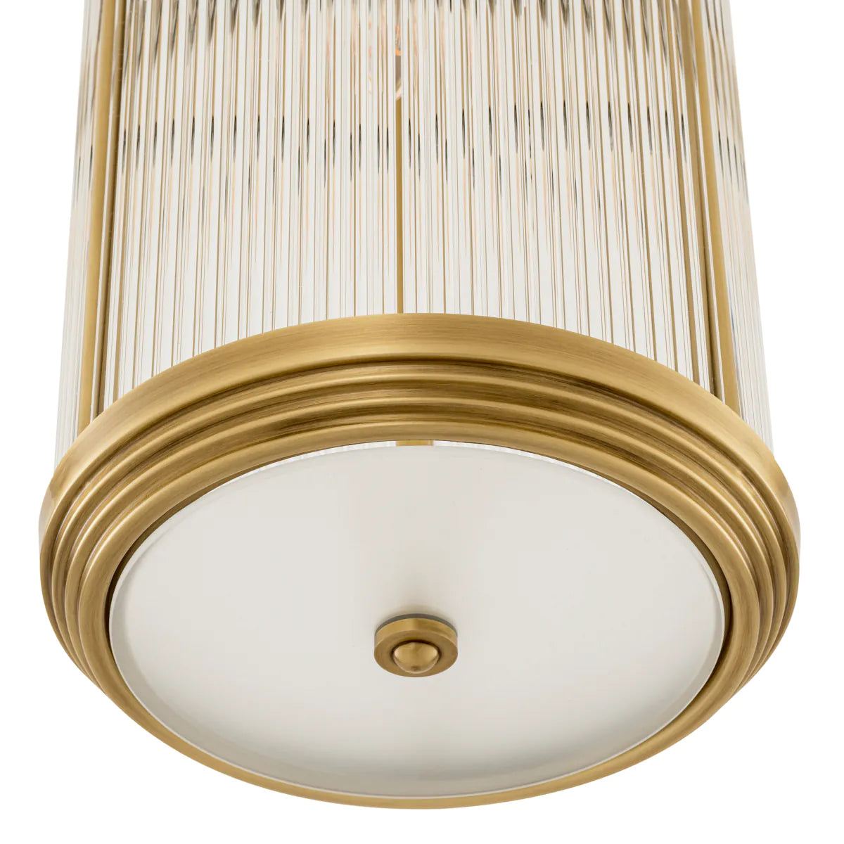Cylindrical Glass Pendant Lamp Rousseau | Eichholtz Miami