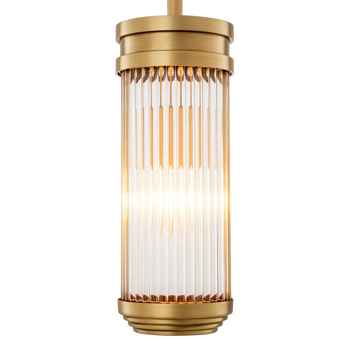 Cylindrical Glass Pendant Lamp Rousseau | Eichholtz Miami