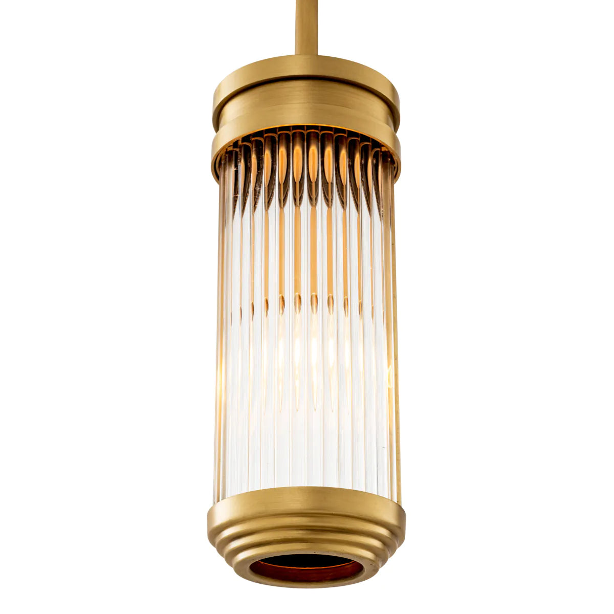 Cylindrical Glass Pendant Lamp Rousseau | Eichholtz Miami