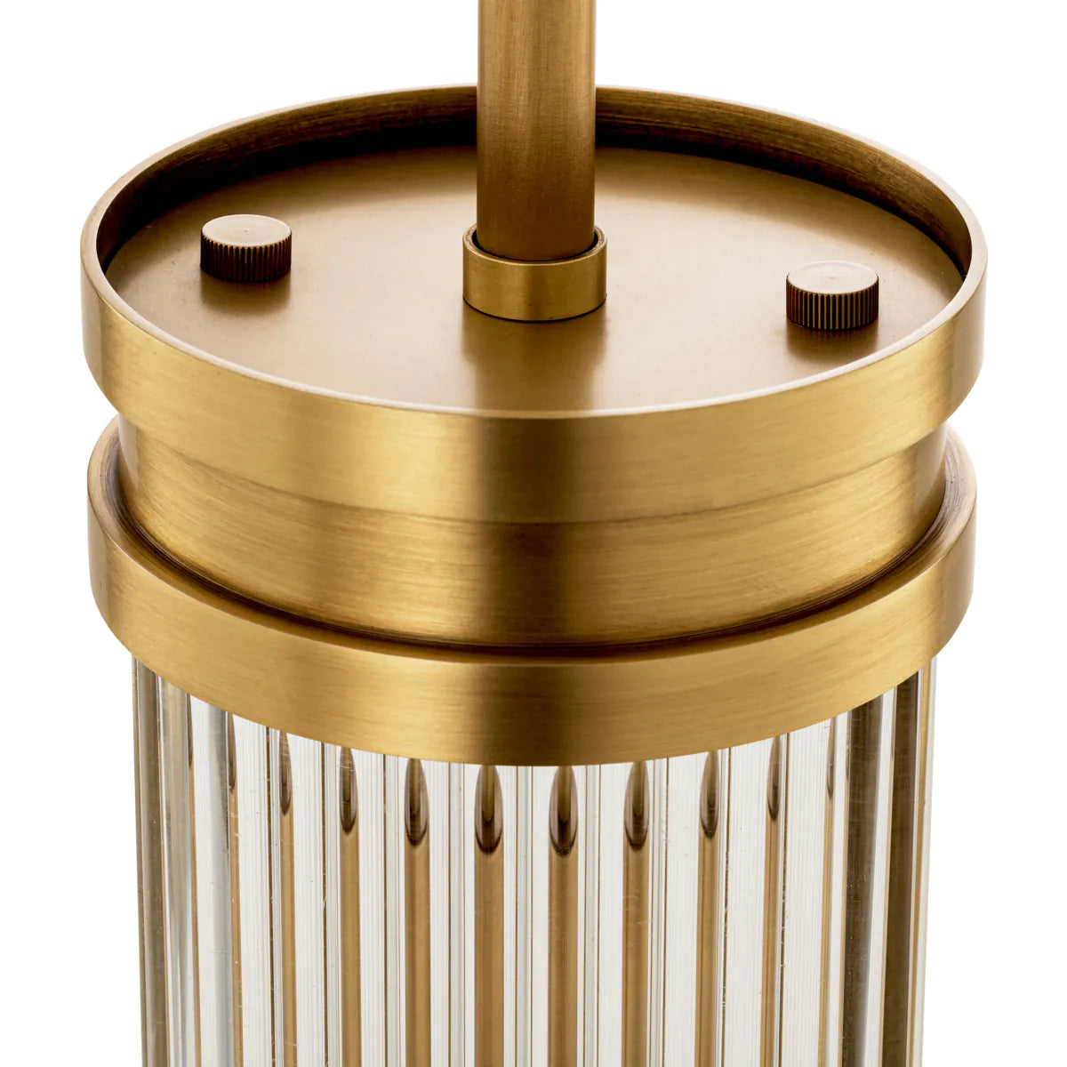 Cylindrical Glass Pendant Lamp Rousseau | Eichholtz Miami