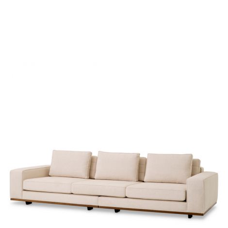 Upholstered Beige Sofa Aurora | Eichholtz Miami