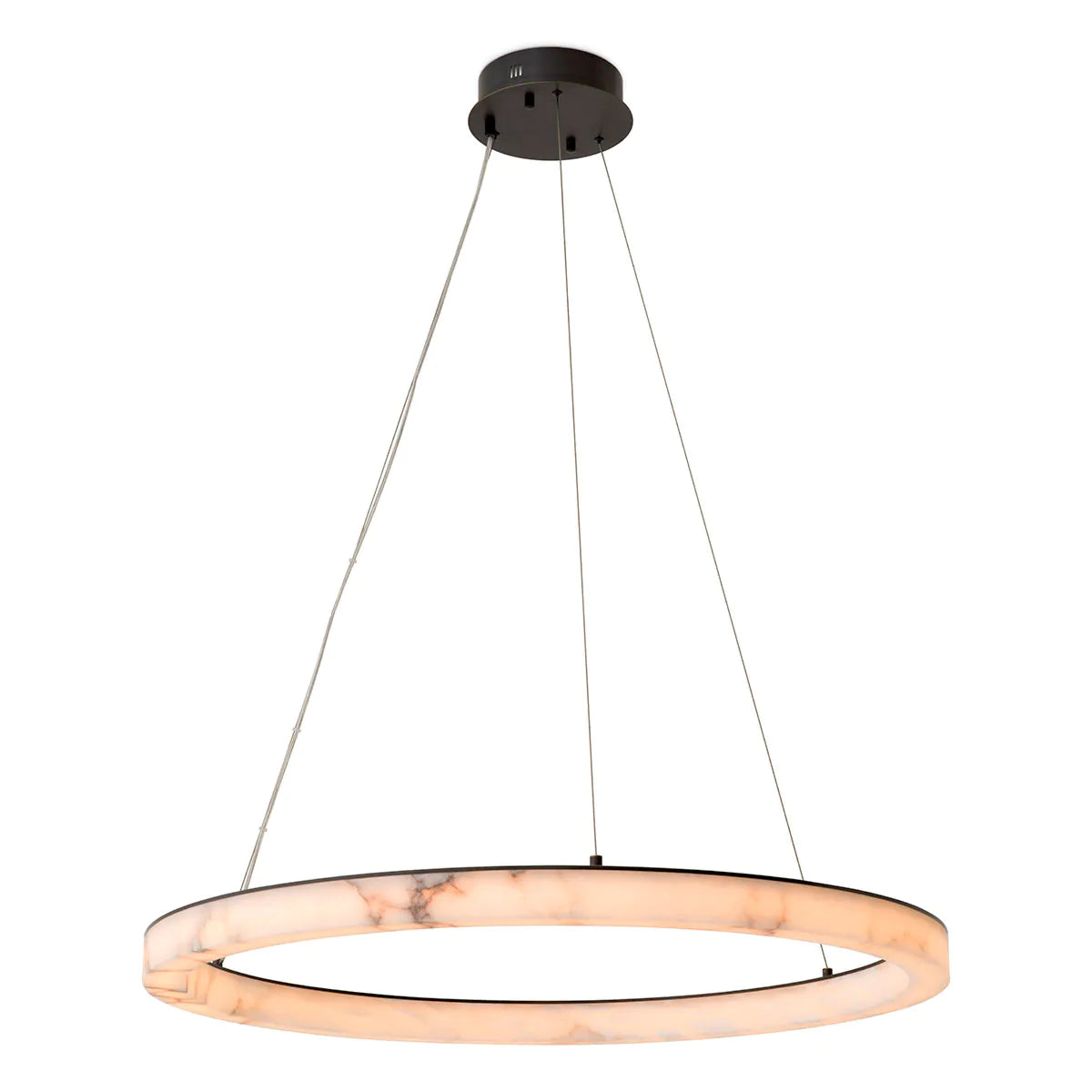 Alabaster Ring Chandelier Sankt Gallen | Eichholtz Miami