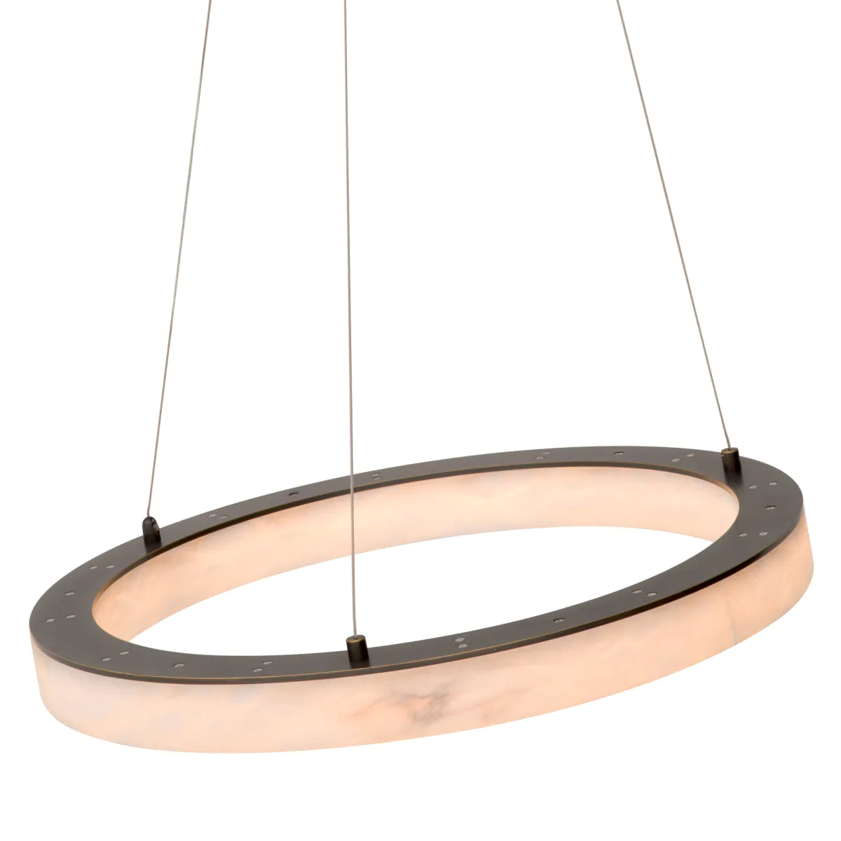 Alabaster Ring Chandelier Sankt Gallen | Eichholtz Miami