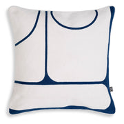 Square Geometric Pattern Cushion Sabrosa | Eichholtz Miami