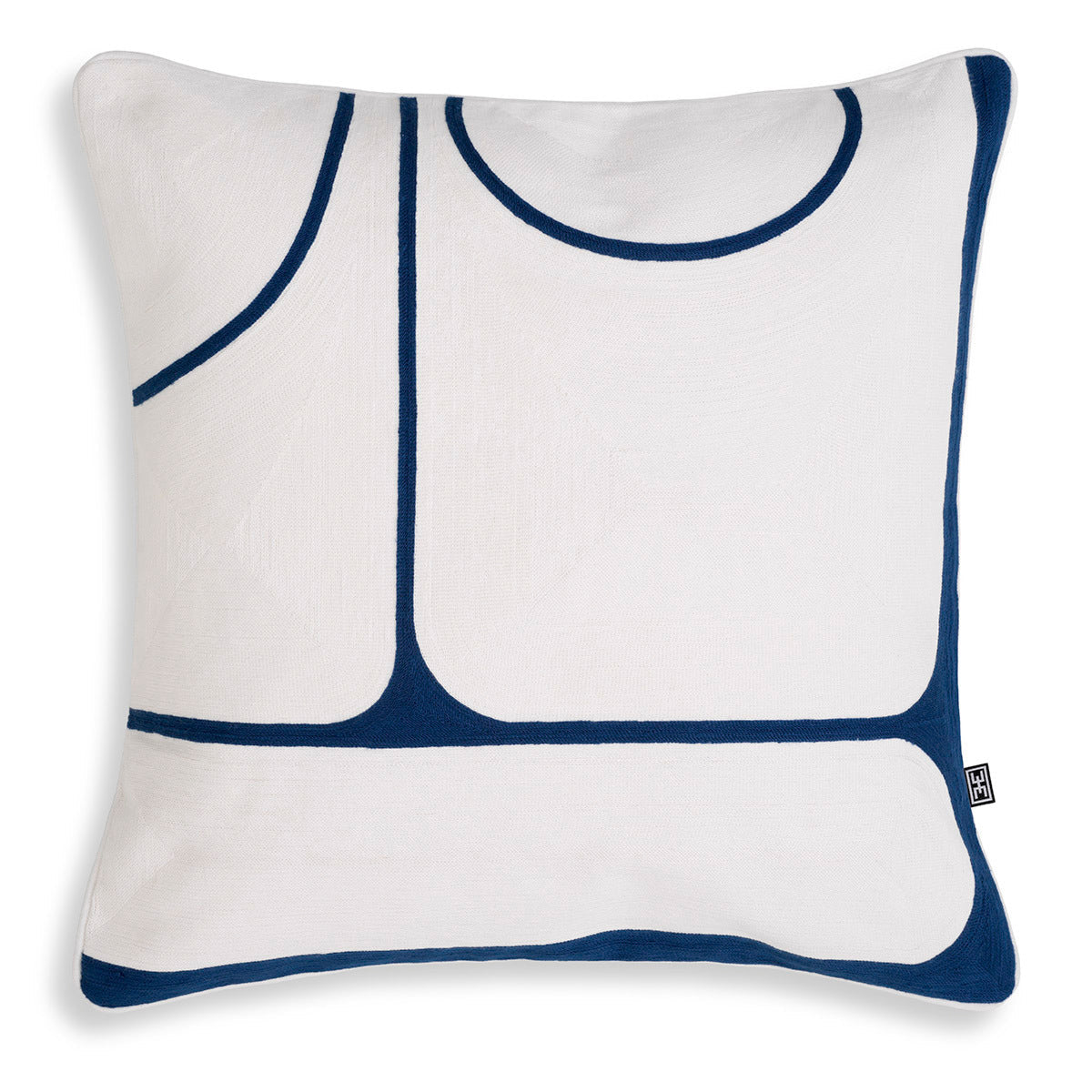 Square Geometric Pattern Cushion Sabrosa | Eichholtz Miami
