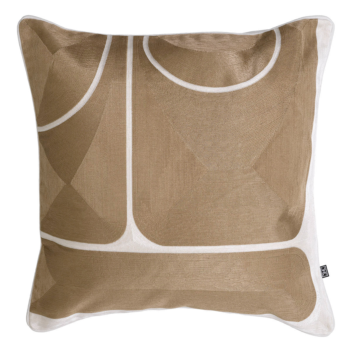 Square Geometric Pattern Cushion Sabrosa | Eichholtz Miami
