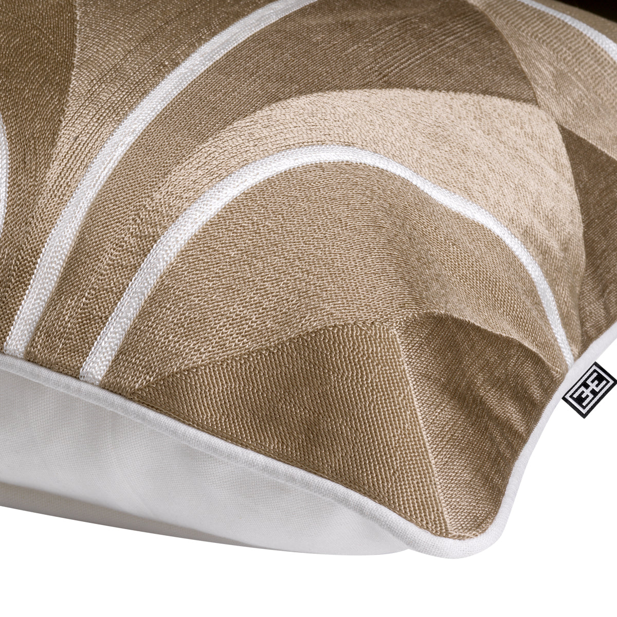 Square Geometric Pattern Cushion Sabrosa | Eichholtz Miami