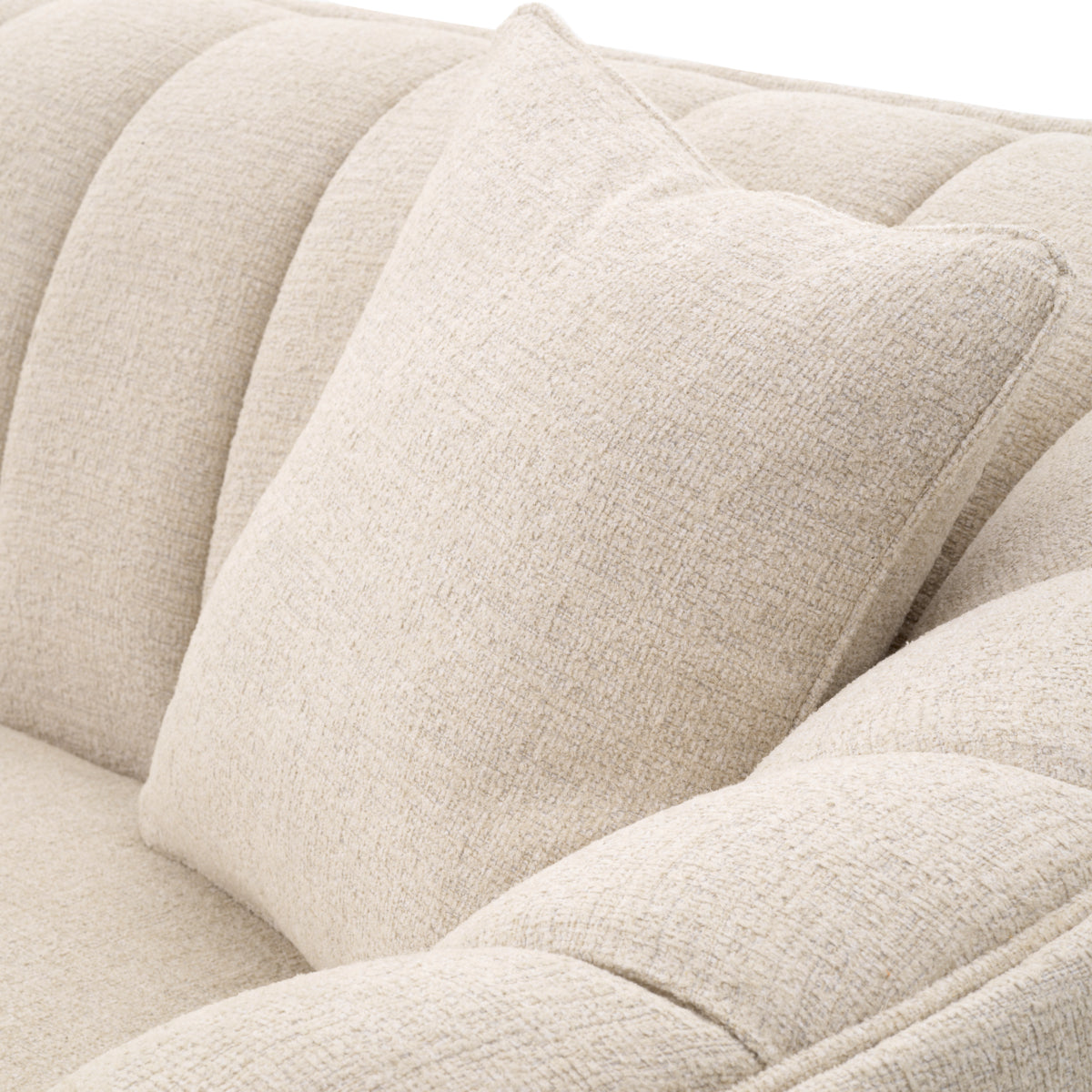 Beige Textured Sofa Agostino | Eichholtz Miami